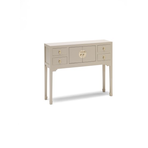 40613 - The Nine Schools Qing Oyster Grey Small Console Table