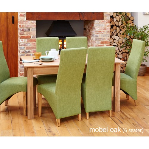 Mobel Oak 150cm Dining Table (4/6 Seater)