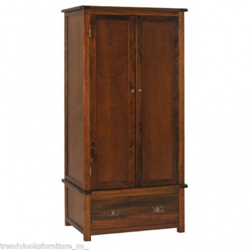 2 Door, 1 Drawer Wardrobe Boston Handcrafted