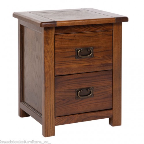 2 Drawer Bedside Cabinet Cambridge Handcrafted