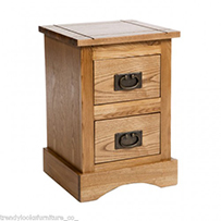 2 Drawer Petite Bedside Cabinet Vermont 
