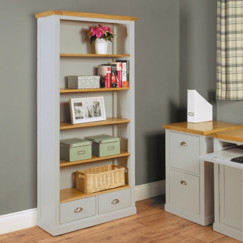 Chadwick Large Bookcase With Two Drawers