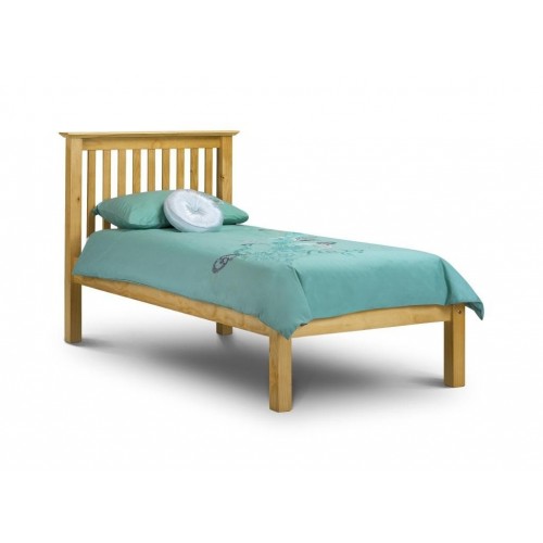 Barcelona Bed Low Foot End Pine 90cm Antique Finish