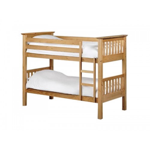 Barcelona Bunk Bed Antique Pine Finish