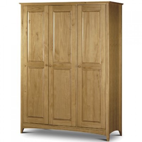 Kendal 3 Door Wardrobe Solid Pine