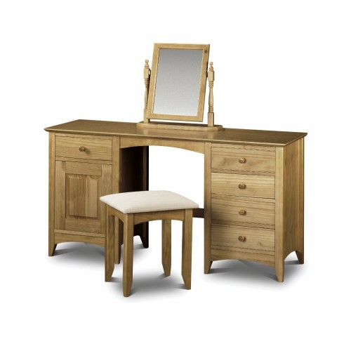 Kendal Twin Pedestal Dressing Table Solid Pine