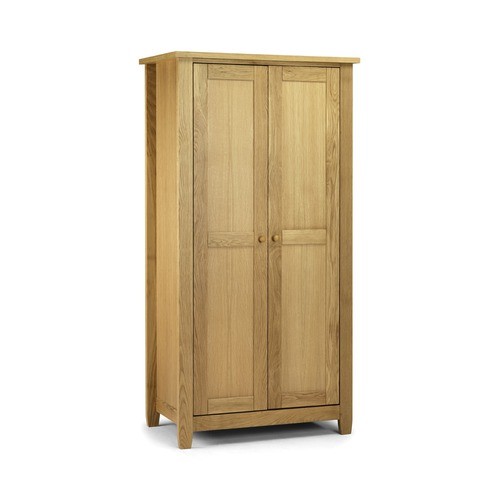 Lyndhurst 2 Door Wardrobe American White Oak