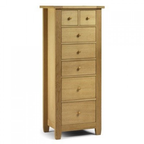 Lyndhurst 7 Drawer Tallboy American White Oak