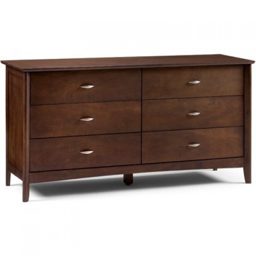 Minuet 6 Drawer Dresser Wenge Finish