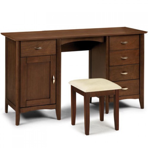 Minuet Twin Pedestal Dressing Table Wenge Finish