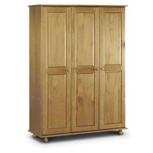 Pickwick 3 Door Wardrobe All Hanging Solid Pine