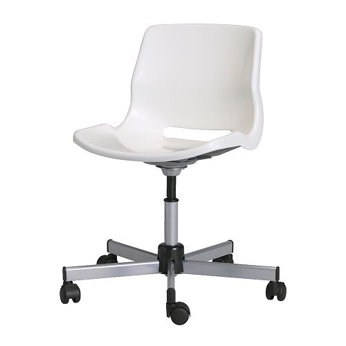 White Swivel Chair