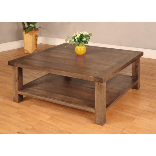 Coffee Table 1000mm x 1000m Rustic Oak