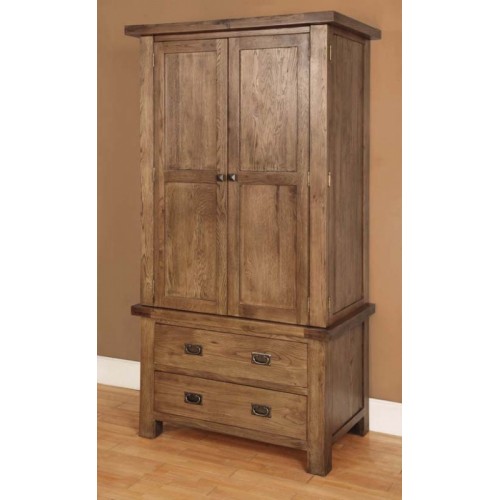 Single Wardrobe Rustic Oak