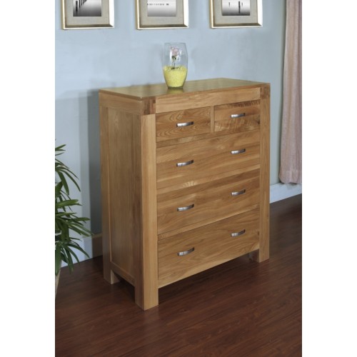 2 over 3 Chest of Drawers Satana Blonde