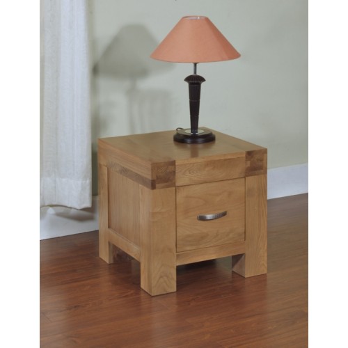 Lamp Table with 1 drawer Satana Blonde