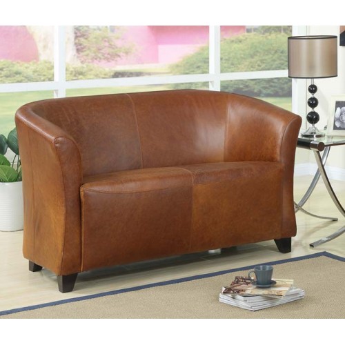 2 seater club chair in antique leather (matches Seattle tub chair)