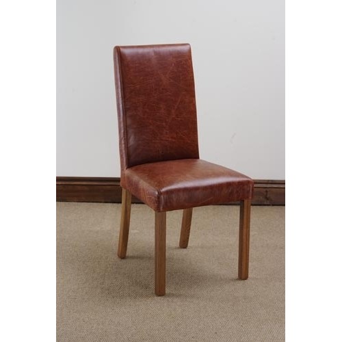 Madrid dining chair in antique leather