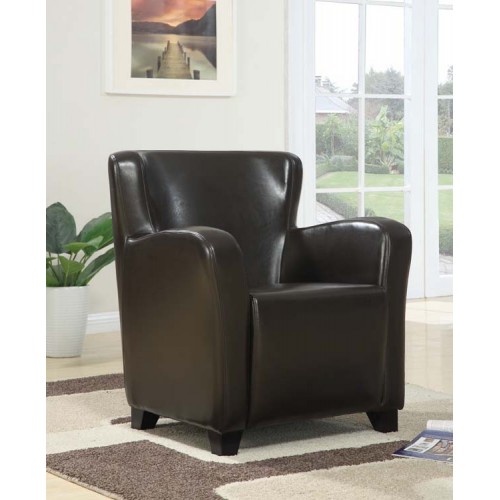 Winston arm chair in brown leather