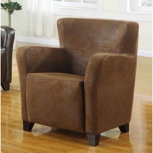 Winston arm chair rubbed through leather effect