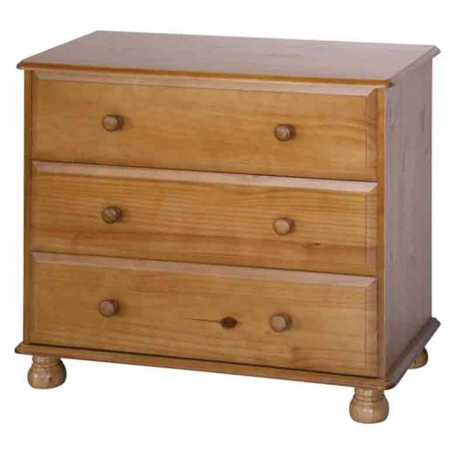 3 drawer chest Dovedale Antique Pine