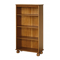 4 shelf bookcase  Dovedale Antique Pine
