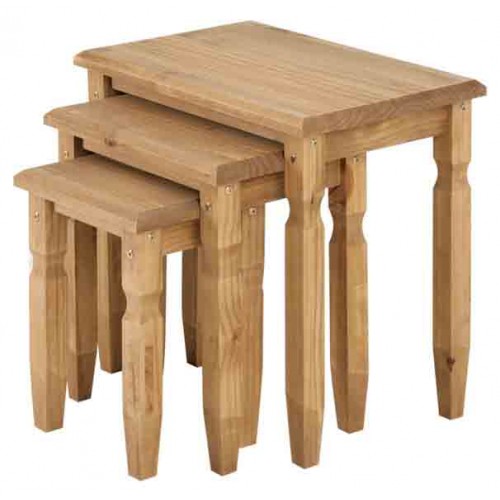 nest of tables Cotswold Solid Wood