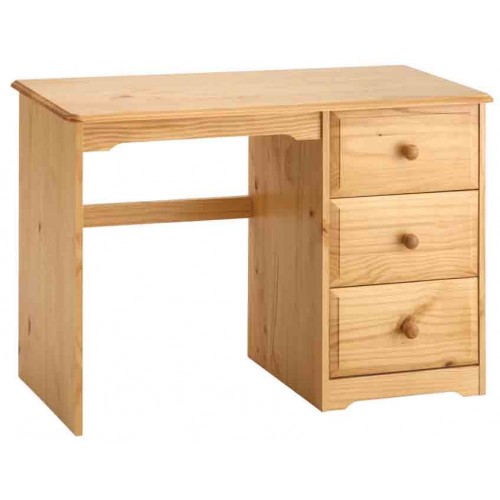 single pedestal dressing table Balmoral Honey Pine 