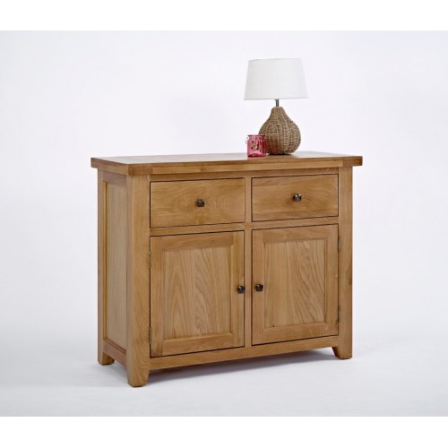 Devon Oak 2 Door 2 Drawer Sideboard