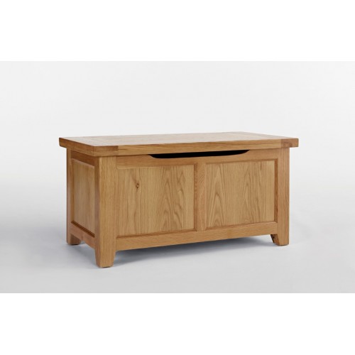 Devon Oak Blanket Box