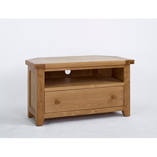 Devon Oak Corner TV Unit