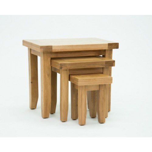 Devon Oak Nest of Tables