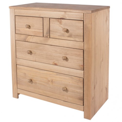 2+2 drawer chest Hacienda Waxed Pine