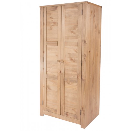 2 door wardrobe Hacienda Waxed Pine