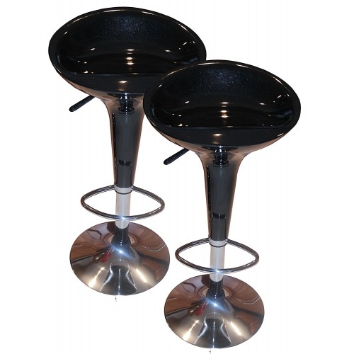 Bar Stool Model 2 Black (Sold in Pairs)