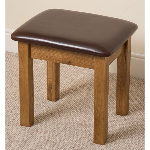 Acorn Solid Oak Dressing Table Stool