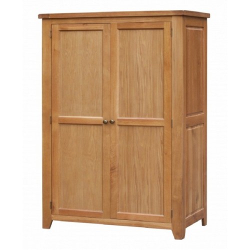 Acorn Solid Oak Wardrobe 2 Door Full Hanging