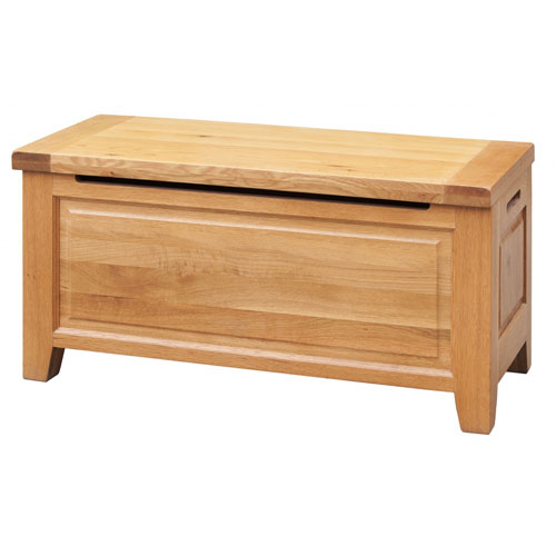 Acorn Solid Oak Blanket Box