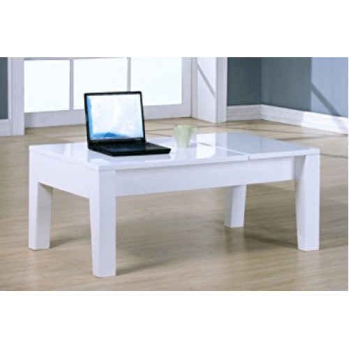 Alison High Gloss Lift Up Coffee Table White