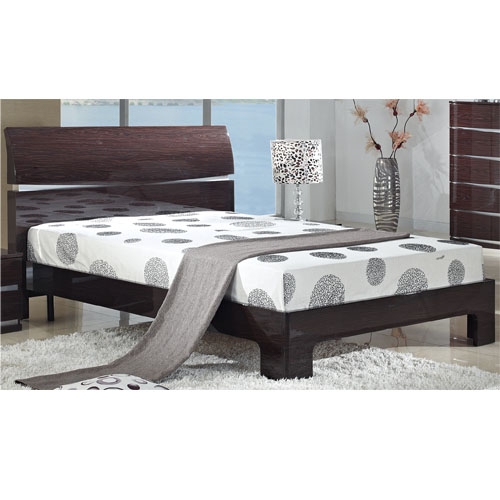 Arden Cherry High Gloss Bed Double