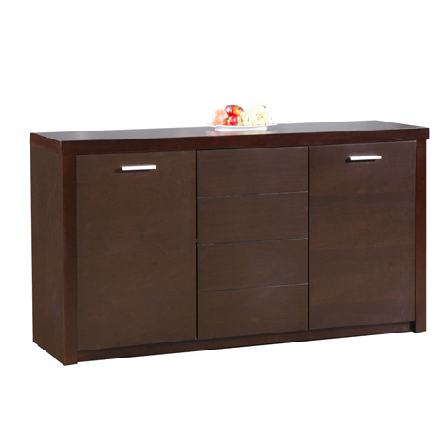 Baltic Sideboard with 3 Doors Dark Walnut