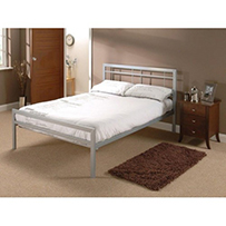 Brenington Double Bed Silver