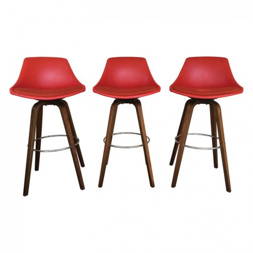 Bar Stool Model 3 Red (Sold in Pairs)