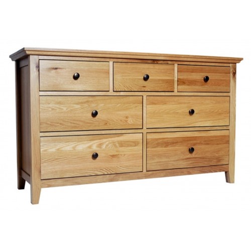 Hereford Rustic Oak 3 over 4 Drawer Chest