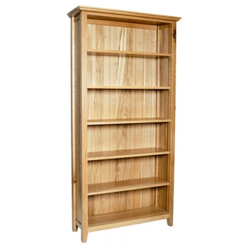 Hereford Rustic Oak 6ft x 3ft Bookcase