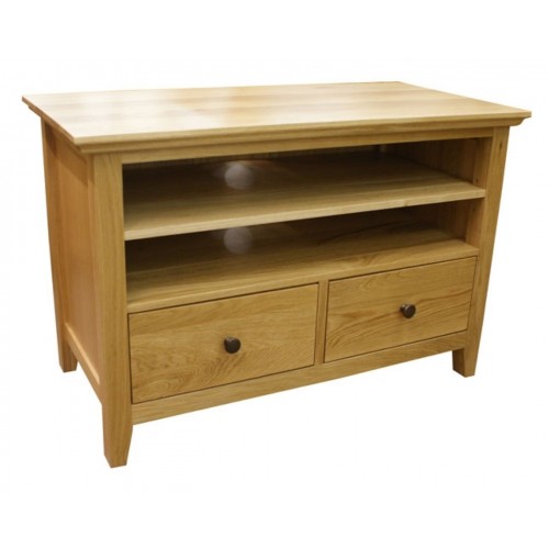 Hereford Rustic Oak Small TV Unit