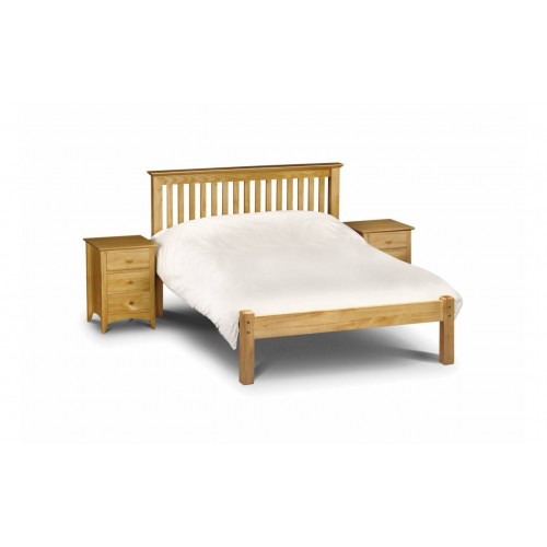 Barcelona Bed High Foot End Pine 135cm Antique Finish