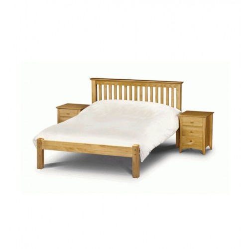 Barcelona Bed Low Foot End Pine 150cm Antique Finish