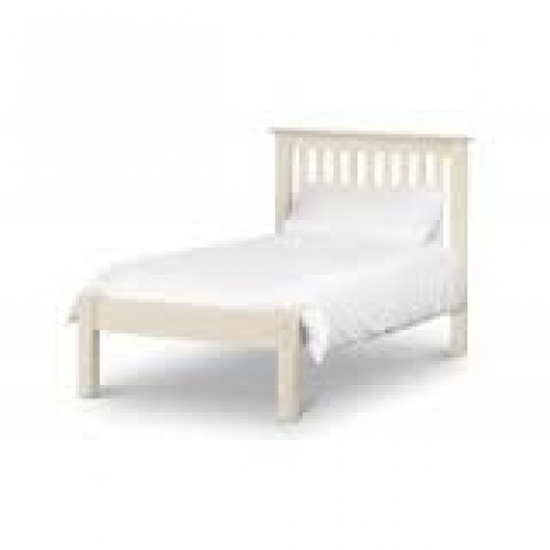 Georgina Stone White Bed 90cm Flat Pack Only 