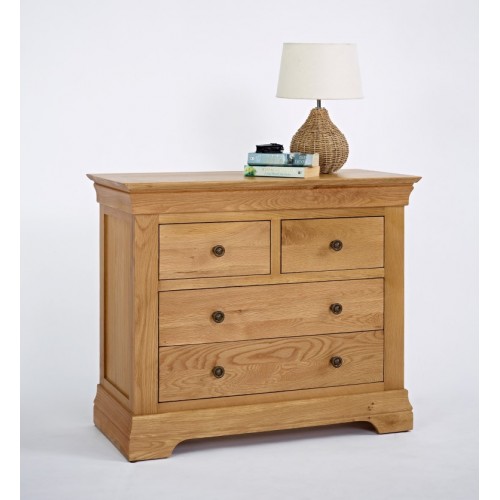Normandy Oak 2 Over 2 Drawer Chest